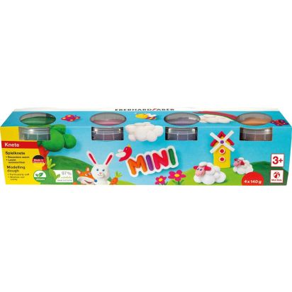 Plastilina modelaj 4culori speciale x 140g EBERHARD FABER - 1