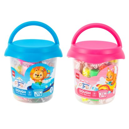 Plastilina soft galetusa 12 culori 160g DELI - 1