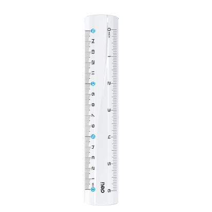 Rigla 15cm transparenta DELI - 1