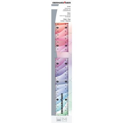 Rigla 30cm flexibila rainbow EBERHARD FABER - 1