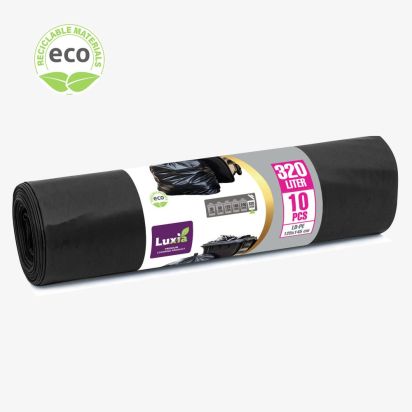 Saci menajeri LDPE 320l, LUXIA, 10buc/rola - 1