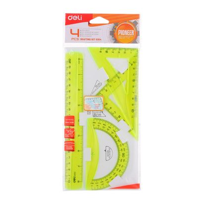 Set geometrie 4 piese Color eg00402 DELI - 1