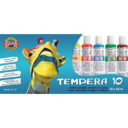Tempera 10 culori 16ml KOH-I-NOOR - 1