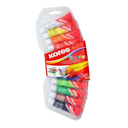 Tempera 12 culori 12 ml KORES - 1