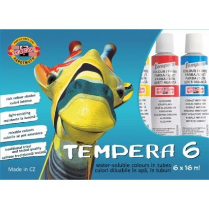 Tempera 6 culori 16ml KOH-I-NOOR - 1