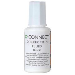 Fluid corector cu pensula pe baza de solvent 20 ml Q-CONNECT