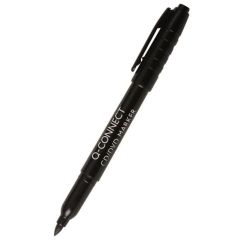 Marker OHP/CD mediu permanent 1 mm Q-CONNECT negru