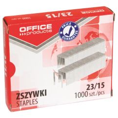 Capse zincate OFFICE Products 23/15, pentru 120 coli, 1000 buc/cut