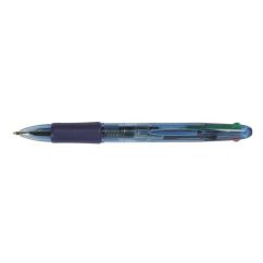 Pix cu 4 culori, varf 1.0 mm, rubber grip, Q-Connect - (N,A,R,V)