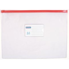 Mapa din plastic DONAU Zip Bag, cu fermoar, A4 (330 x 240 mm), transparent