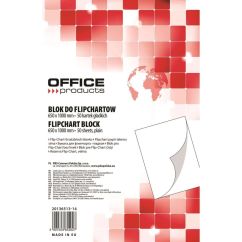 Hartie flipchart OFFICE Products, 65x100 cm, velin, 50 coli/set