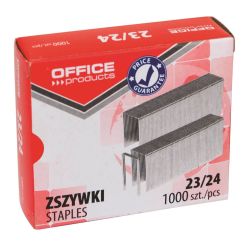 Capse zincate OFFICE Products 23/24, pentru 210 coli, 1000 buc/cut