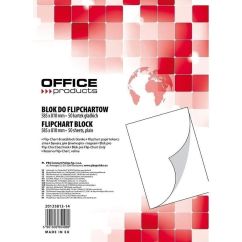 Hartie flipchart OFFICE Products, 58.5x81 cm, velin, 50 coli/set