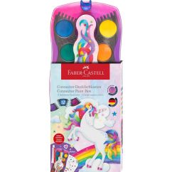 Acuarele 12 culori Conector 2025 FABER-CASTELL