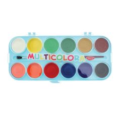 Acuarele 12 culori Multicolora DACO