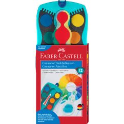 Acuarele 12 culori Conector FABER-CASTELL