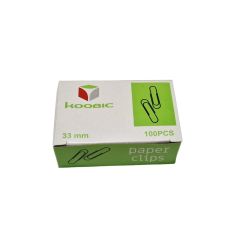 Agrafe metalice 33mm, 100 buc./cutie, rotunjite, KOOBIC