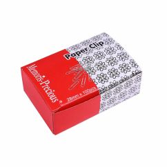 Agrafe metalice 70mm 50 buc/cutie Memoris-Precious, zincate, colturi rotunjite