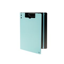 Clipboard A4 dublu plastic cu elastic culori pastelate DACO