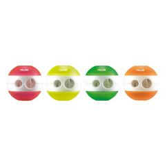 Ascutitoare dubla cu container Sphere fluo MILAN