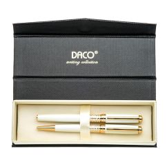 Set pix si stilou premium DACO alb