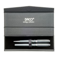 Set pix si stilou premium DACO gri