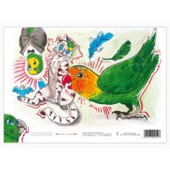 Bloc desen Aperta, Niște amici simpatici, A4, 120g