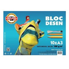 Bloc desen A3 180g 10 coli KOH-I-NOOR