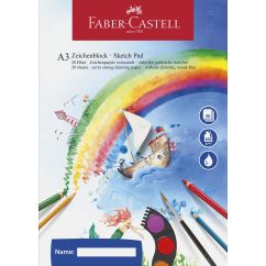 Bloc desen A3 20 file 100g/mp FABER-CASTELL