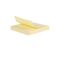 Notite adezive 75x75, galben pal, 100 file, Shine A