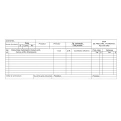 Bon de predare transfer rest autocopiativ color