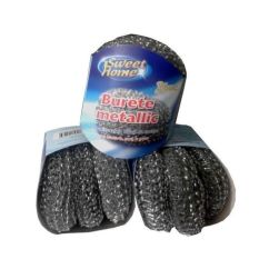 Burete spiralat metalic, SWEET HOME, 3buc/set