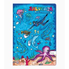 Caiet Aperta, Strigătul oceanului, A5, 48 file, 80g, Dictando