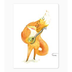 Caiet Aperta, Vulpoiul trubadur, A5, 48 file, 80g, Foi veline