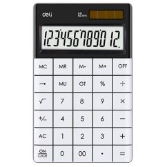 Calculator birou 12 dig modern alb DELI