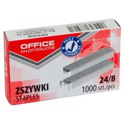 Capse 24/8, 1000 buc/cut, zincate, OFFICE Products (30 - 40 coli)