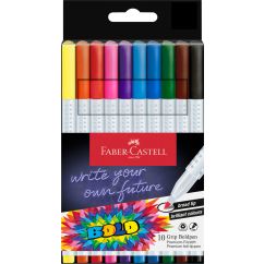 Carioca 10 culori grip Boldpen FABER-CASTELL