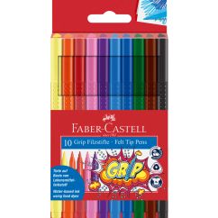 Carioca 10 culori grip FABER-CASTELL