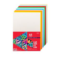 Carton color 160 g/mp A3 100 coli 10 culori DACO