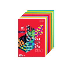 Carton color A4 160 g/mp 250 coli 10 culori DACO