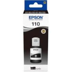 Cartus cerneala Epson 110 pentru EcoTank M3170 M3140 M2170 M2140 M1180 M1170 M1140 M1120 M1100 ET-M3180 Pigment Black 120 ml