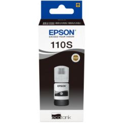 Cartus cerneala Epson 110S pentru EcoTank M3170 M3140 M2170 M2140 M1180 M1170 M1140 M1120 M1100 ET-M3180 Pigment Black 120 ml