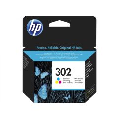 Cartus cerneala HP F6U65AE pentru DeskJet 2130 AIO 302 Cyan Magenta Galben 165 pagini