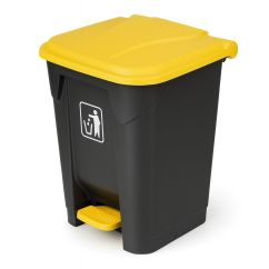 Cos gunoi plastic cu pedala, LIMPIO