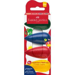 Creioane cerate model Bulb set 4 buc FABER-CASTELL