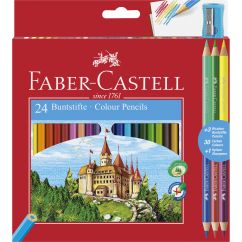Creioane Colorate 24+3 culori ECO FABER-CASTELL