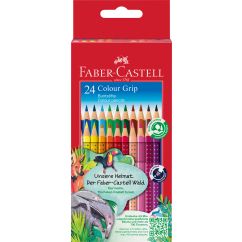 Creioane Colorate 24 culori grip 2001 FABER-CASTELL