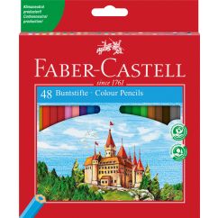 Creioane Colorate 48 culori ECO l FABER-CASTELL