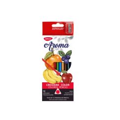 Creion color 12 culori parfumate Aroma DACO