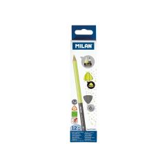 Creion grafit/evidentiator Bicolor HB MILAN